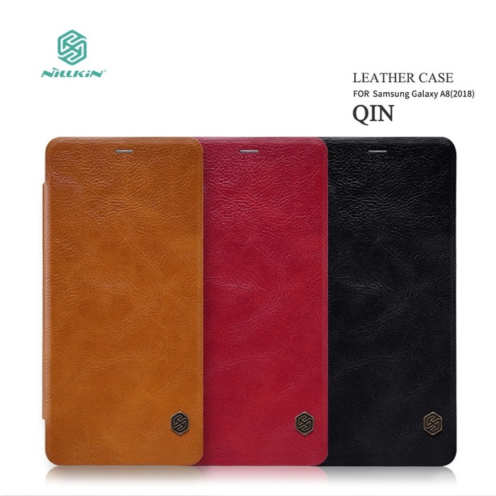 Samsung Galaxy A8 (2018) - Nillkin Qin leather case