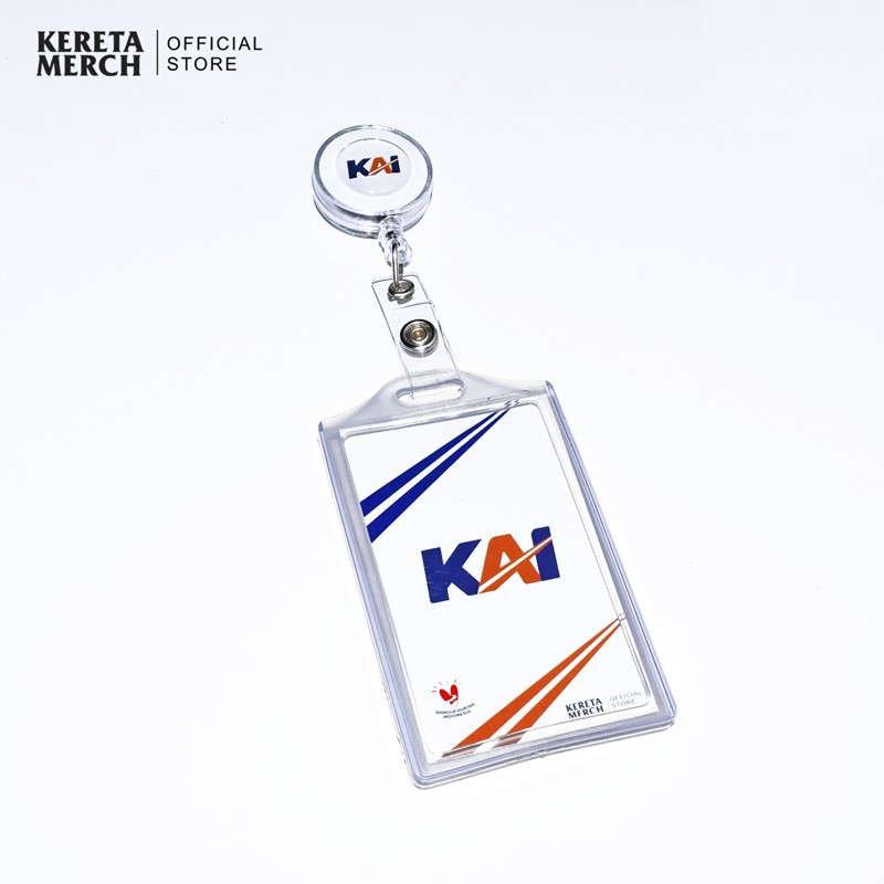 

KERETA API INDONESIA ID CARD HOLDER YOYO TRANSPARAN NAME TAG PREMIUM PT KAI PERSERO OFFICIAL