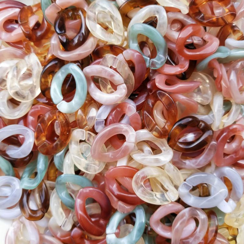 30pcs Manik rantai chain bead