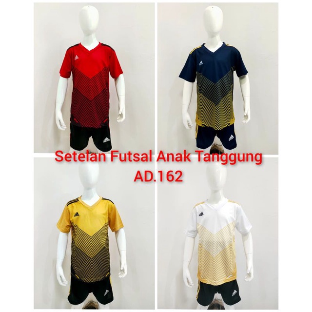 Stelan futsal anak,stelan kaos olahraga anak AD 162