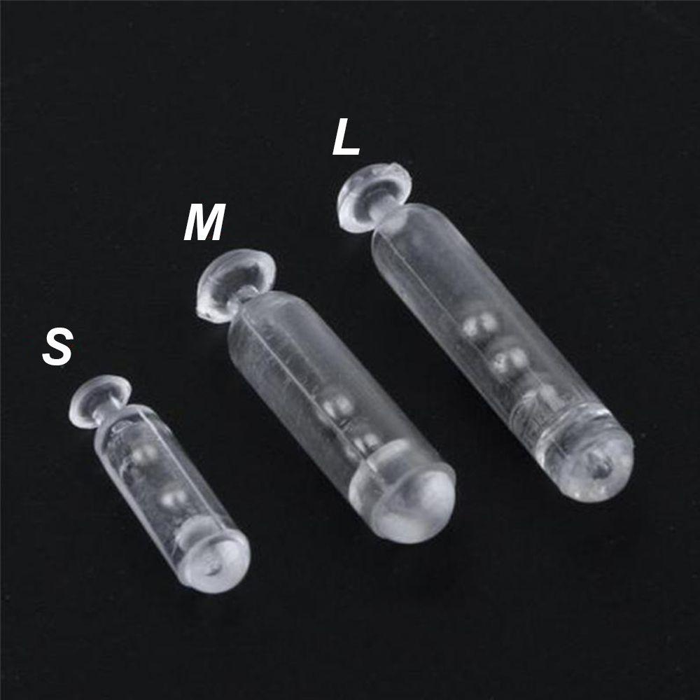 Top10 /20 /30 /40/50pcs Memancing Pengerat Insert Tube Hot PE Tube Steel Ball Tie Tying Sound Bar