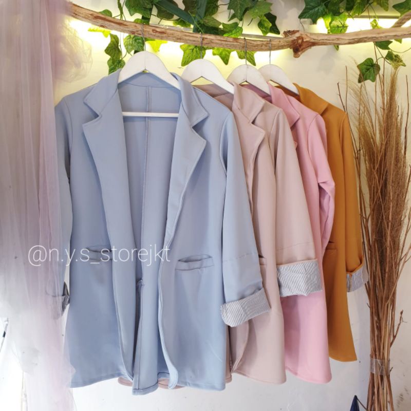 BLAZER KOREAN BLAZER KERJA WANITA / CASUAL BLAZER / BLAZER WANITA PREMIUM IMPORT