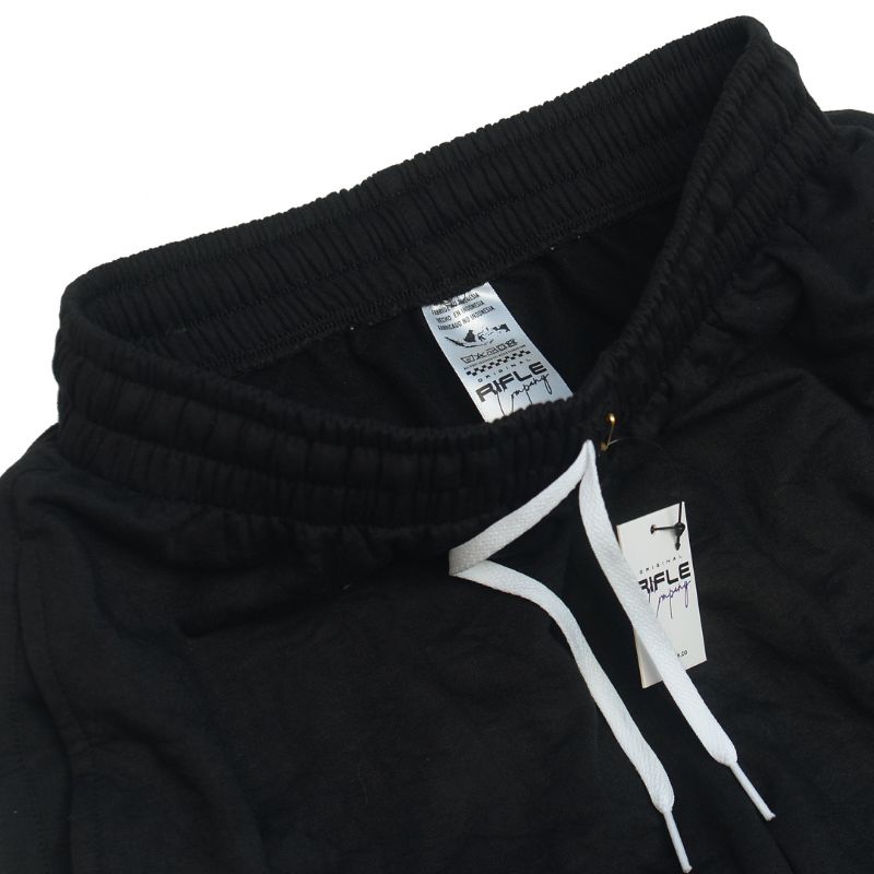Rifle.co | Celana Pendek Pria | celana pendek casual | Boardshort | Boxer | Sweatpants | Shorts pants Warna Hitam
