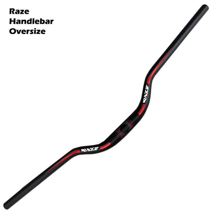  Raze  Handlebar stang  sepeda  OS Rise 31 8mm Hitam Merah 