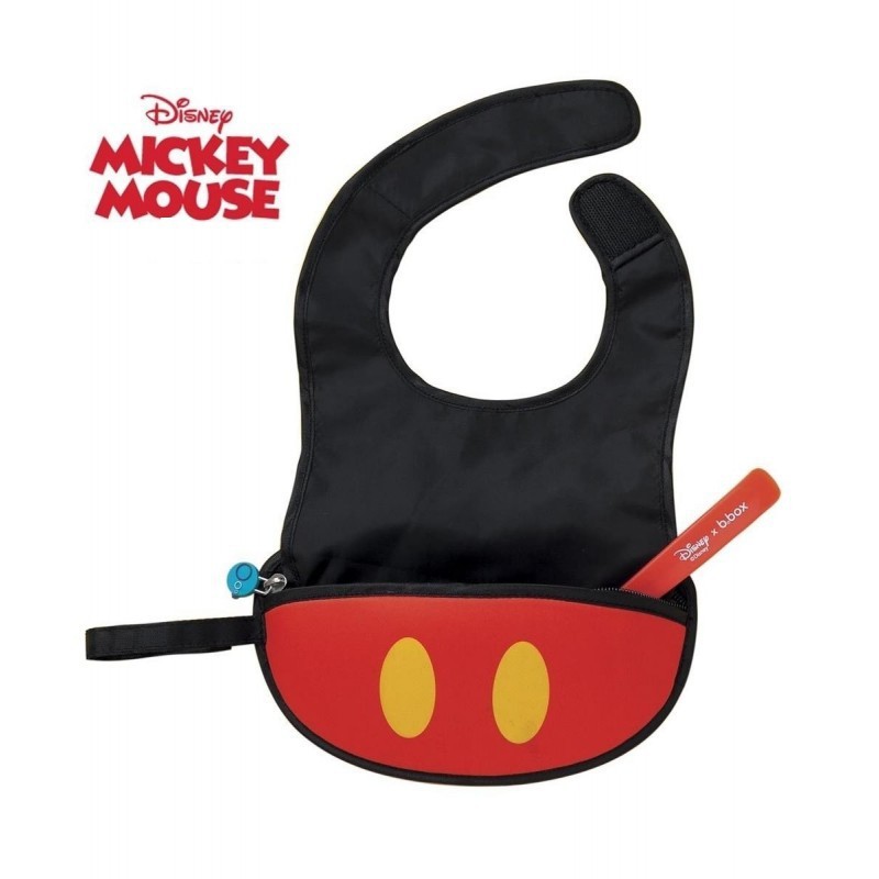 BboxTravel Bib &amp; Silicone Spoon - Mickey / Minnie / Mcqueen