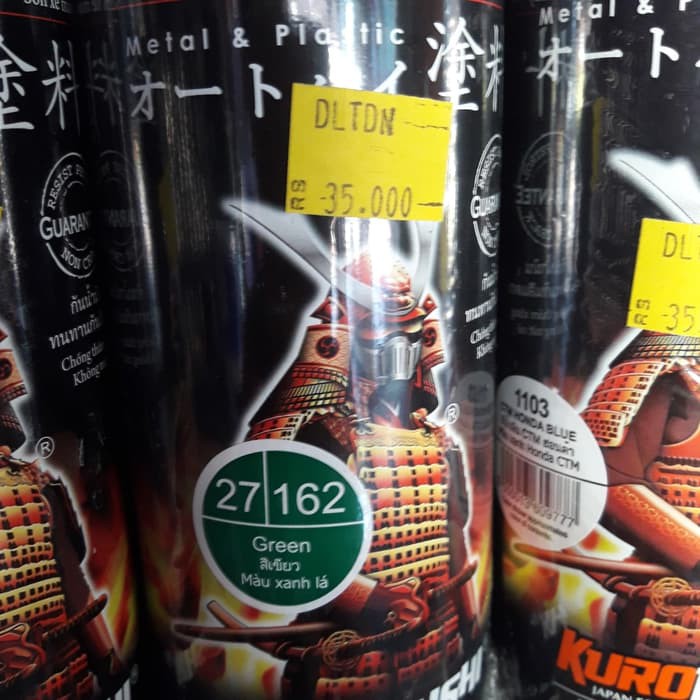 Samurai Paint Green 162 / Cat Semprot Samurai Paint / Pylox Samurai