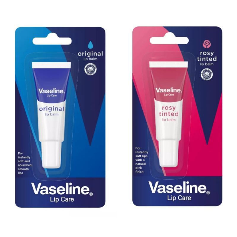 Vaseline Lip Care Rose Tinted and Original Lip Balm / Vaseline Lip Care Rose Tinted Lip Balm / Vasel
