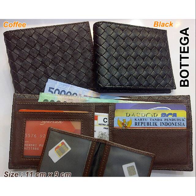 Dompet lipat pendek tikar