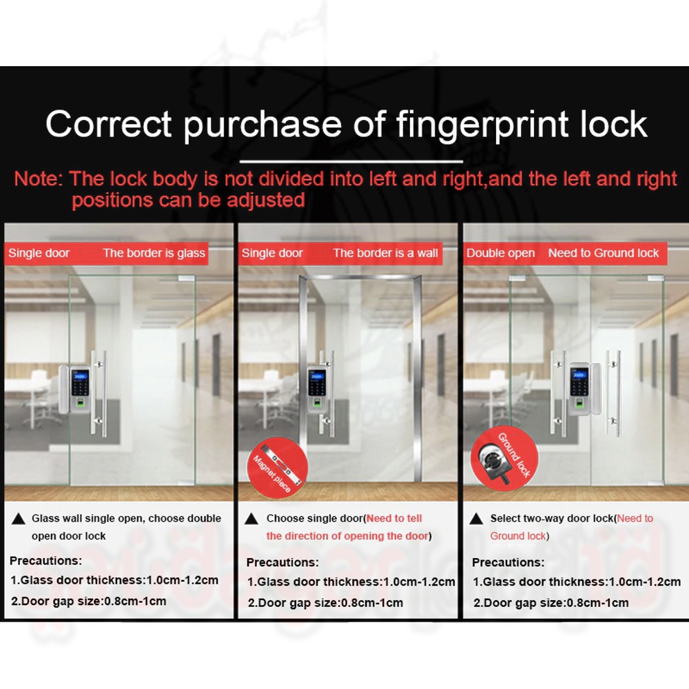 Door lock Digital With Absen - Mesin Absensi - Door Lock - Kunci Pintu