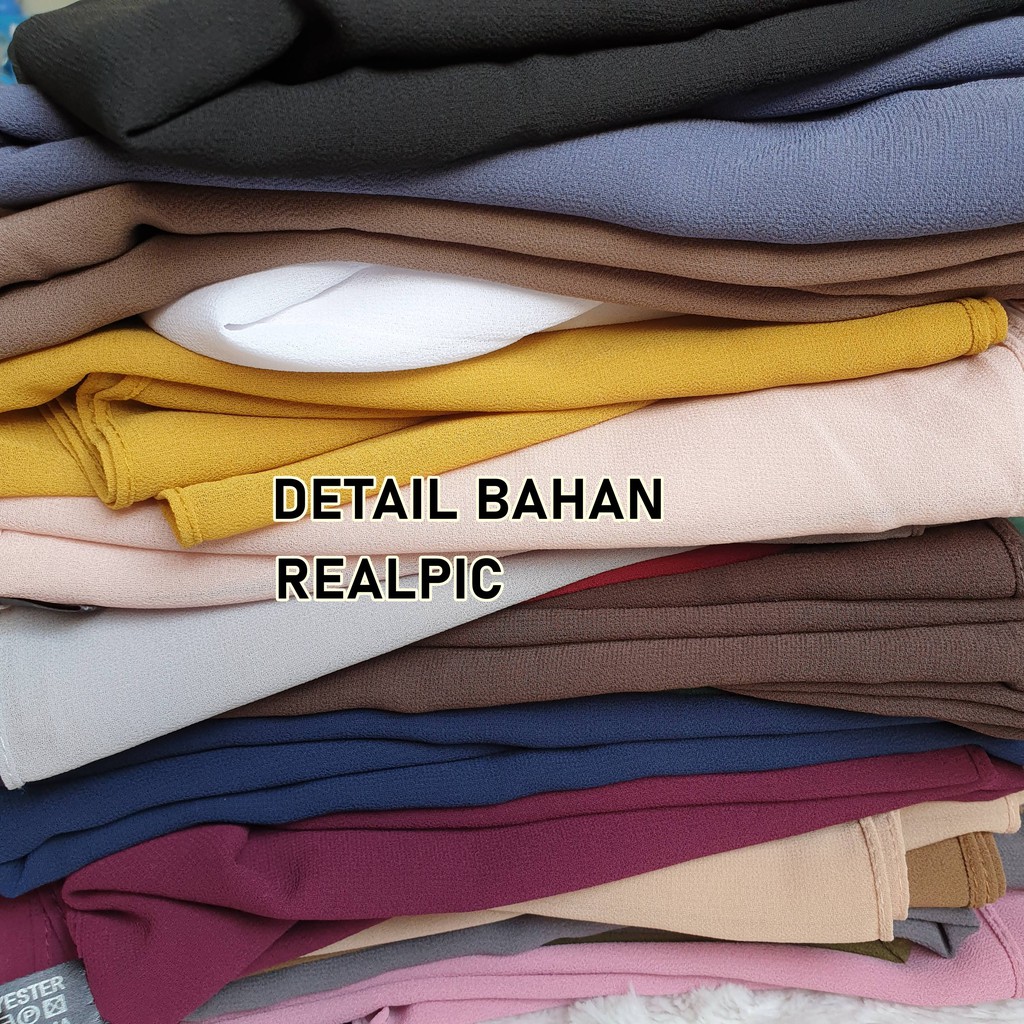 pashmina airflow Pashmina instan bahan heavy babydoll hijab langsung pakai a55