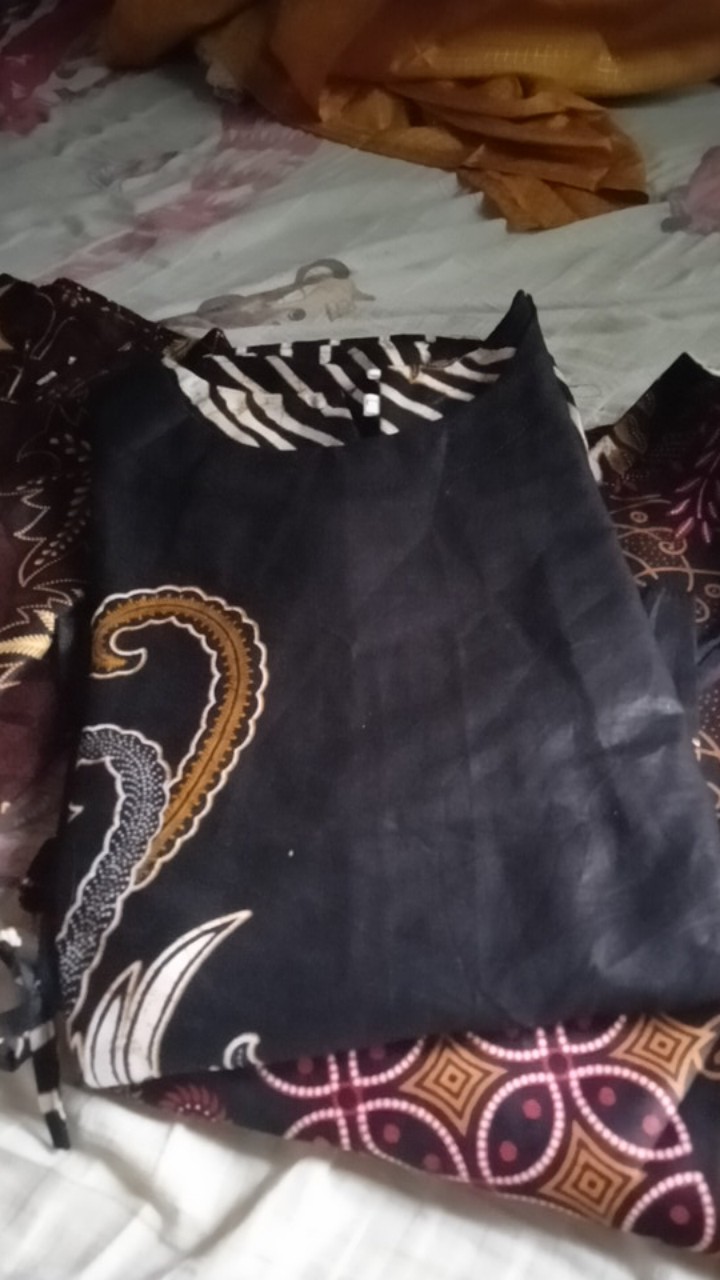 Batik Dolby Dolbi Dobby Doby Tenun Sutra Tulis Katun Atbm Baron Atasan Batik Wanita Sogan Srg308 4.7