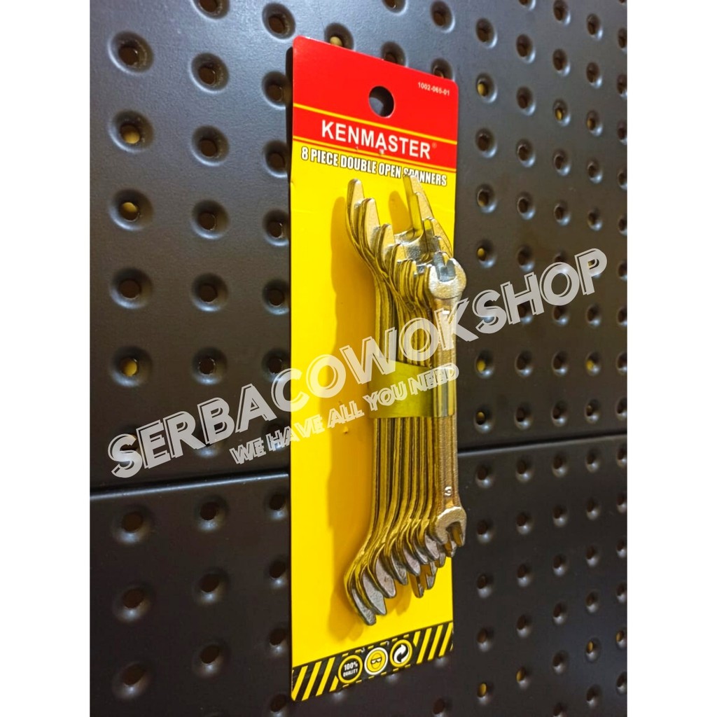 Kenmaster Kunci Pas Set 8 Pcs 6x7 - 20x22 mm Termurah Berkualitas