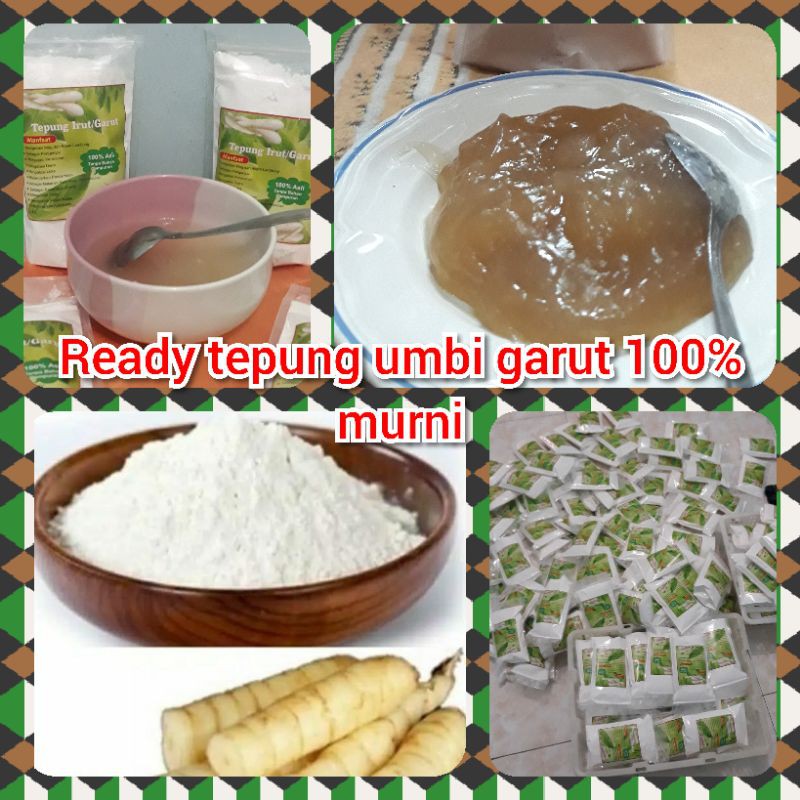 

tepung garut/klerut/irut/arowroot