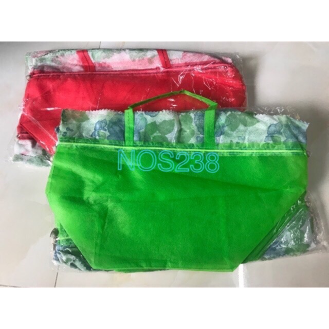 Tas Serut Hajatan Tipis isi 12pcs Tas Spunbond Kotak Nasi