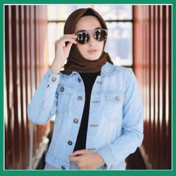 Jaket Wanita Jeans Biondy Biondi Kekinian // Jaket Jumbo XL