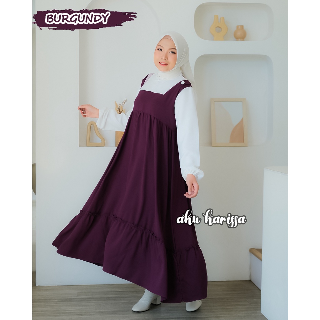 Sandria Midi Dress Aku Karissa Terbaru