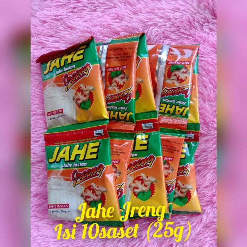

JAHE jahe instan Jreng isi 10x25g / jahe instan / jahe jreng / bubuk jahe jreng
