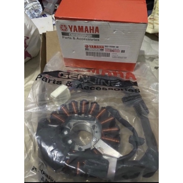 Spull Spul Stator Assy Berikut Sensor CKP Yamaha Aerox Nmax 155 Lexi Freego Original YGP B63-H1410-0