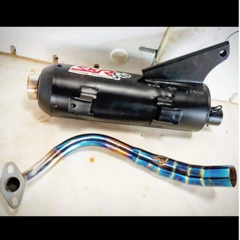 Knalpot Standar Racing SKR Mio Karbu