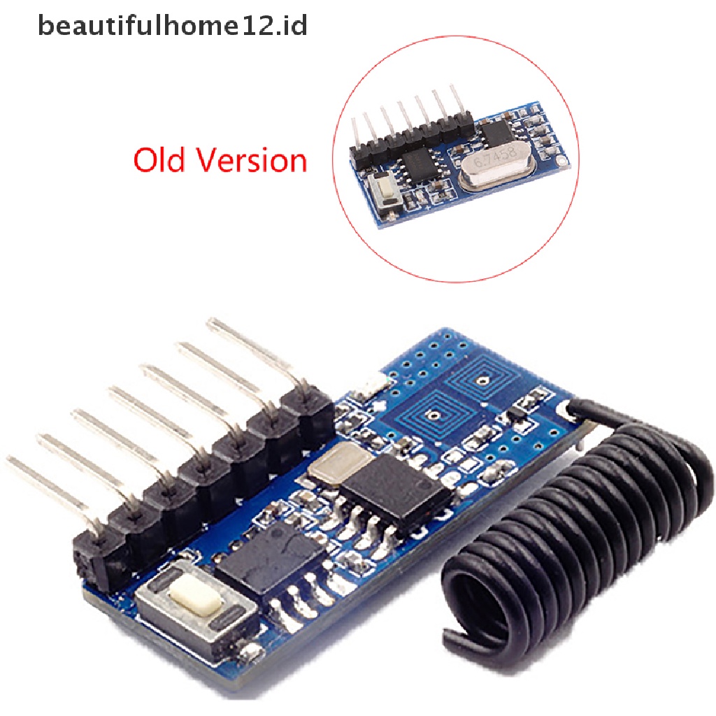 (Beautifulhome12.Id) 1pc Modul Decoder Receiver Rf 433mhz 4 Channel Untuk Encoding 1527