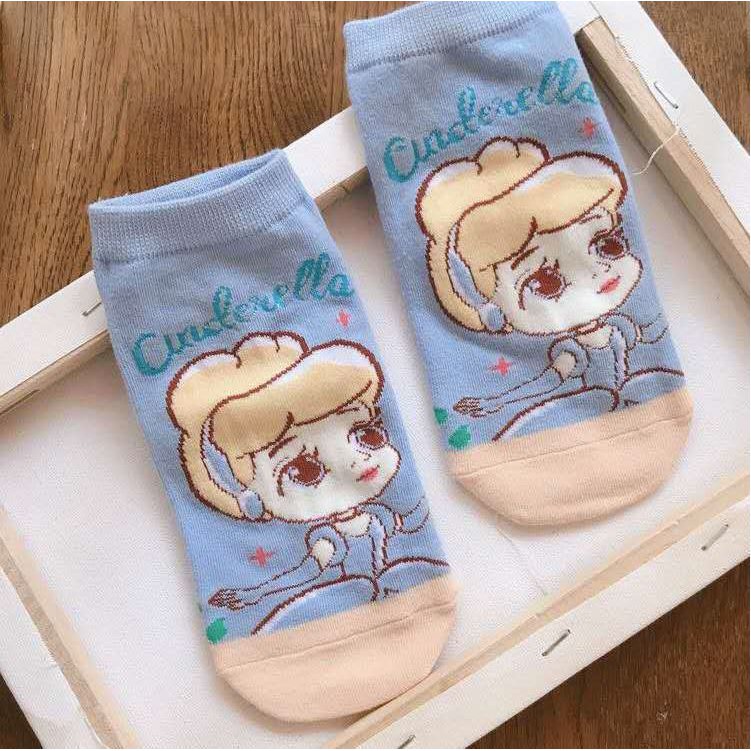 PRINCESS 2 - Kaos Kaki Pendek Semata Kaki/ Kaos Kaki Ankle Dewasa Wanita-KWMR-009