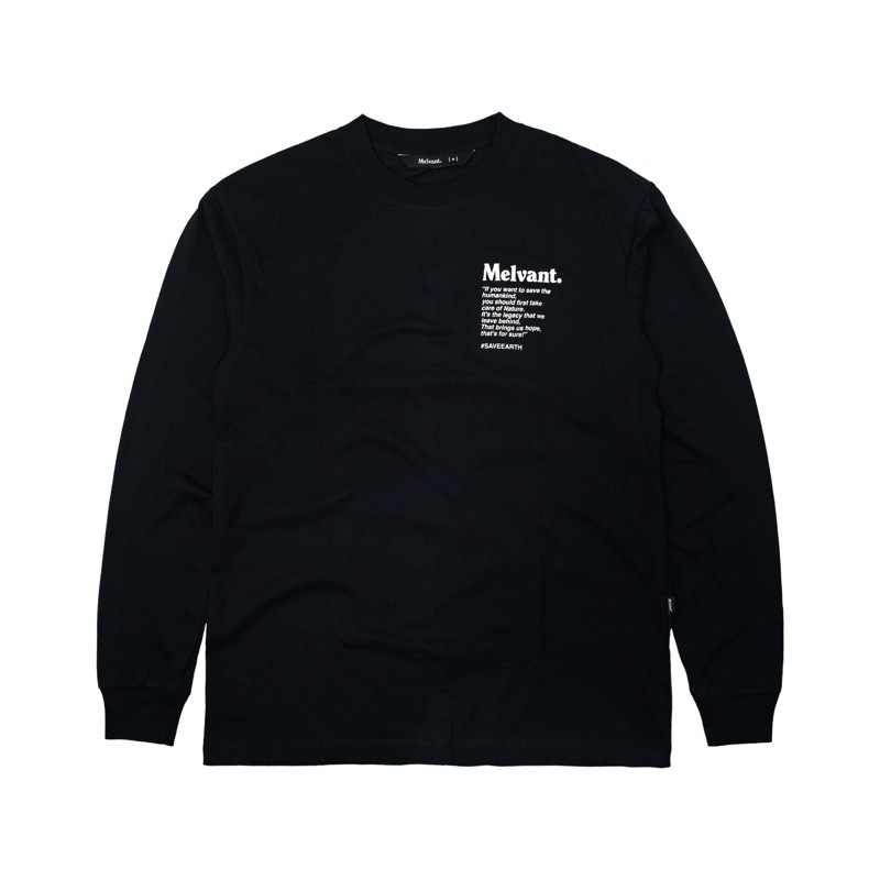 MLTS DOMAG BLACK - LONGSLEEVE TSHIRT LAKI LAKI