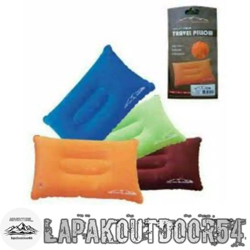 Bantal tiup dhaulagiri / Travel Pillow/Bantal Angin Tiup Inflatable Ringan Bentuk Persegi Untuk Istirahat/Bantal Tiup Portable