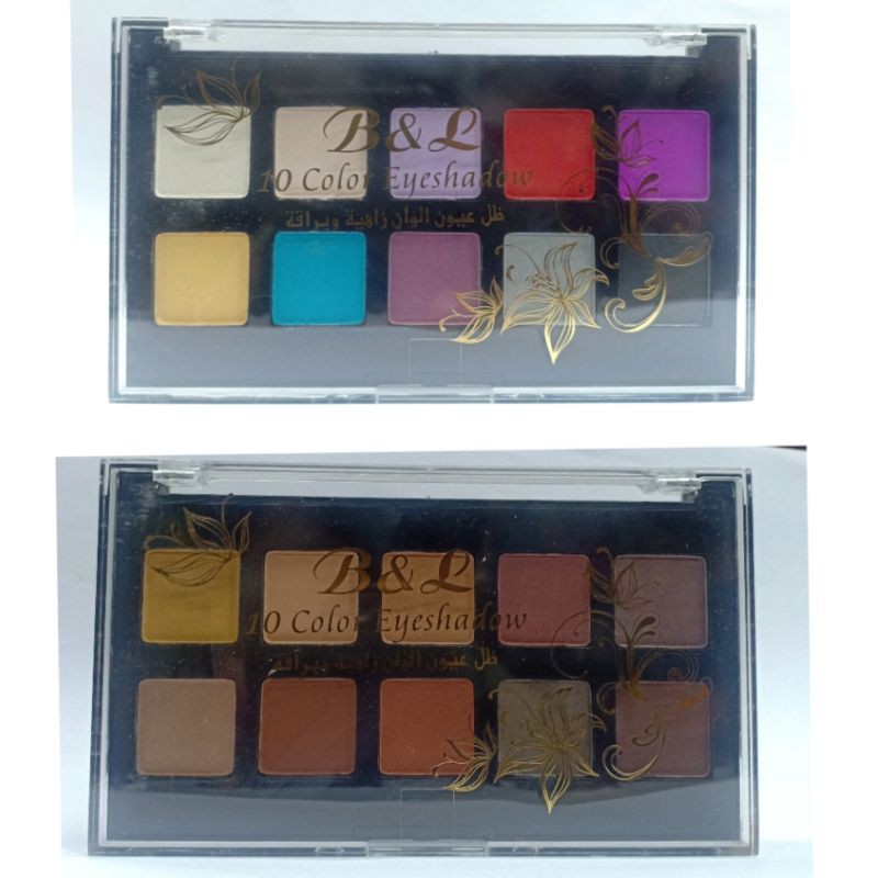 EYESHADOW ❤ B &amp; L 10.COLOUR EYESHADOW 2.SERI K.B