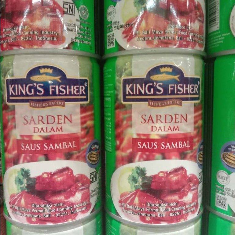 

King's Fisher Sardines In Chilli Sauce 425 gr