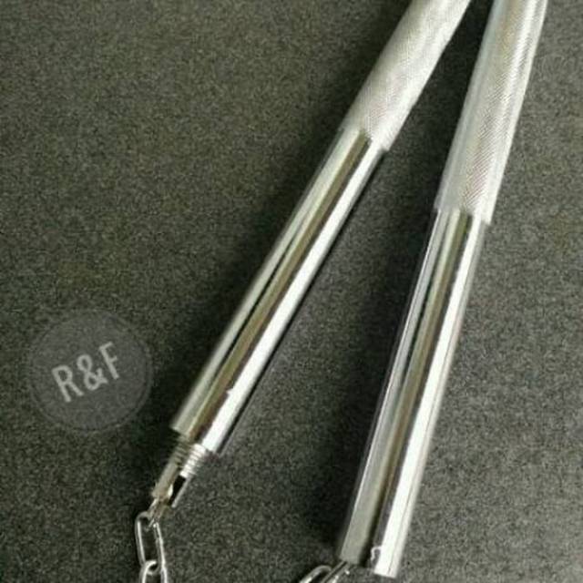 Double Stick Besi Nunchaku Double Stick Tongkat