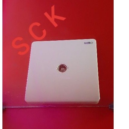 tv outlet saklar tv 1 gang tv outlet nero