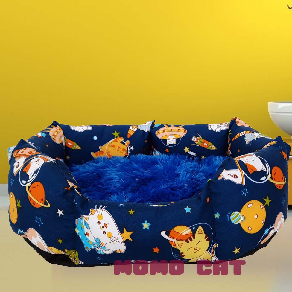 Tempat Tidur kucing/Warm Bed/Pets Bed/Alas Kucing/Aksesosris Kucing motif
