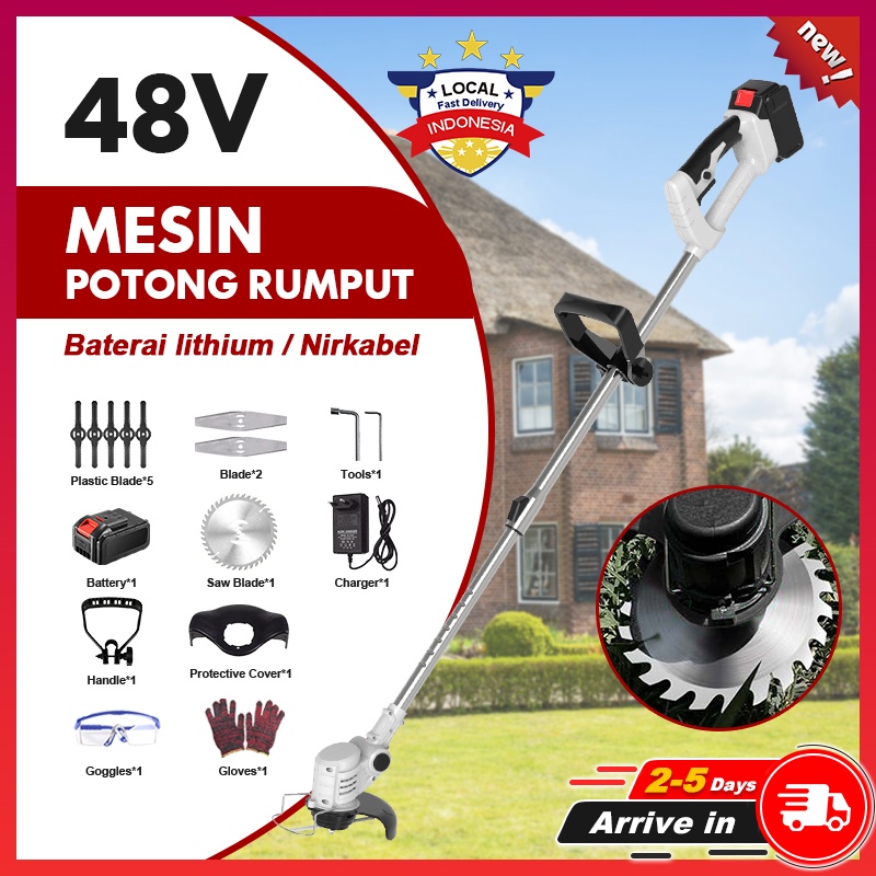 Jual V V Mesin Potong Rumput Batrai Mesin Pemotong Rumput Listrik Elektrik Yang Baru