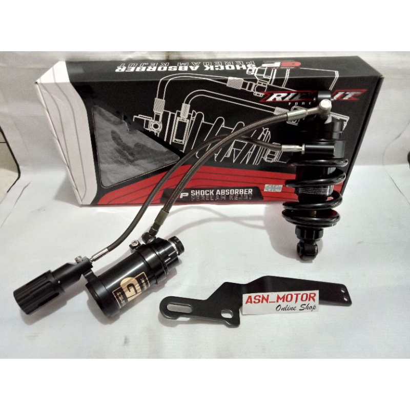 Shock Monoshok Tabung Pisah Ride It GP 104 JUPITER MX New, Old , JUPITER MX King Klik 3 Fungsi