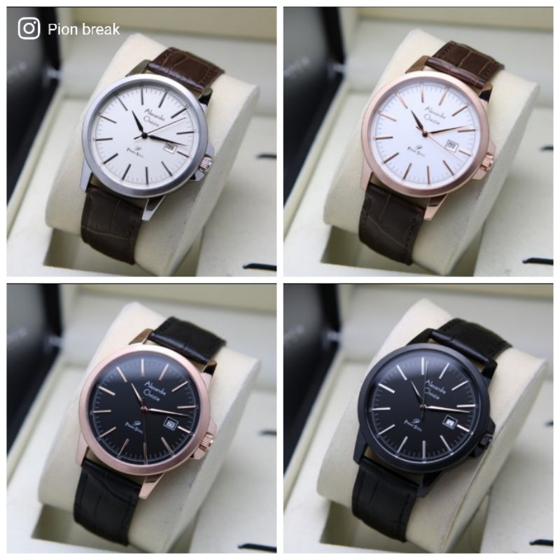 JAM TANGAN ALEXANDRE CHRISTIE PRIA 1008 PRIMOSTEEL | AC1008 KULIT MEN ORIGINAL