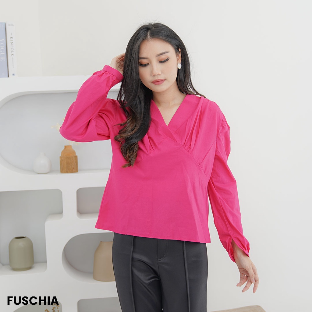 Blouse Wanita Katun Fuji Atasan Top