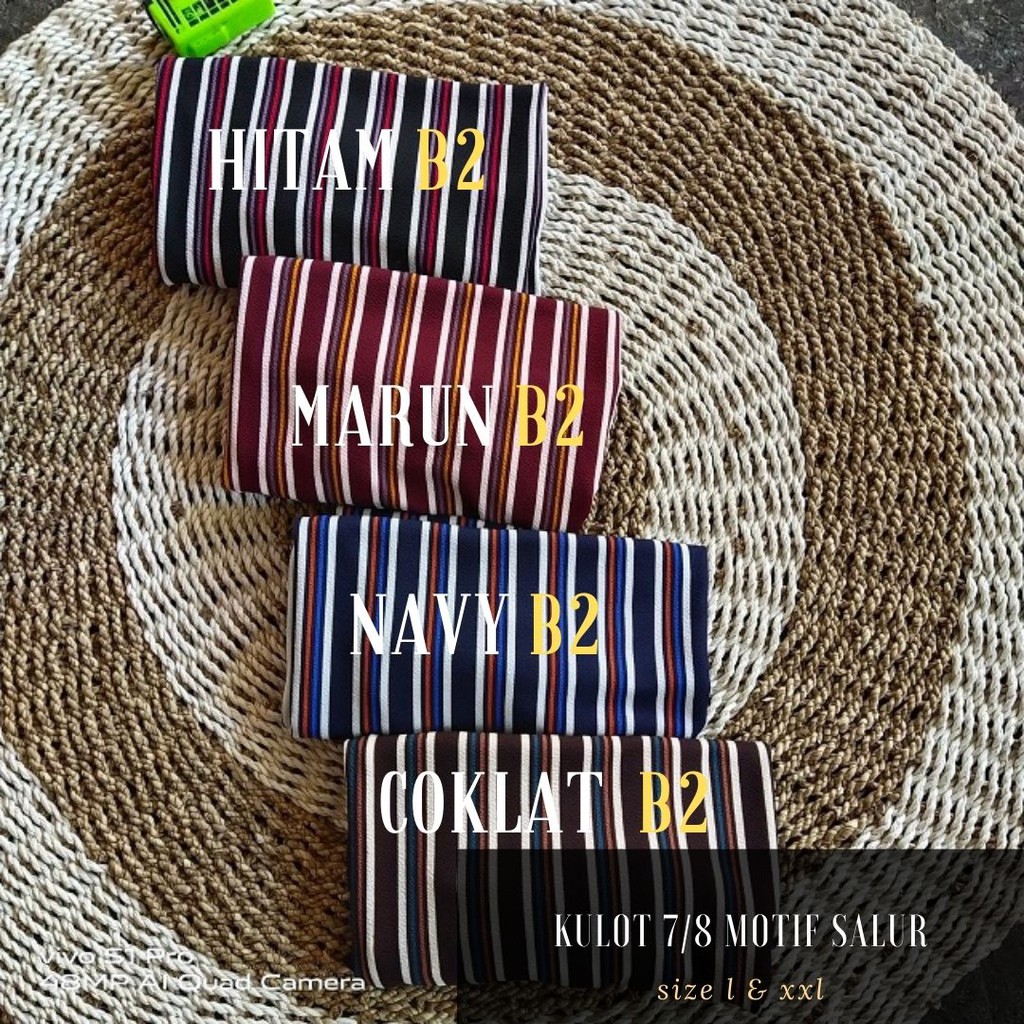 Kulot pendek 7/8 khusus jumbo xxxl BB 100 kg-7
