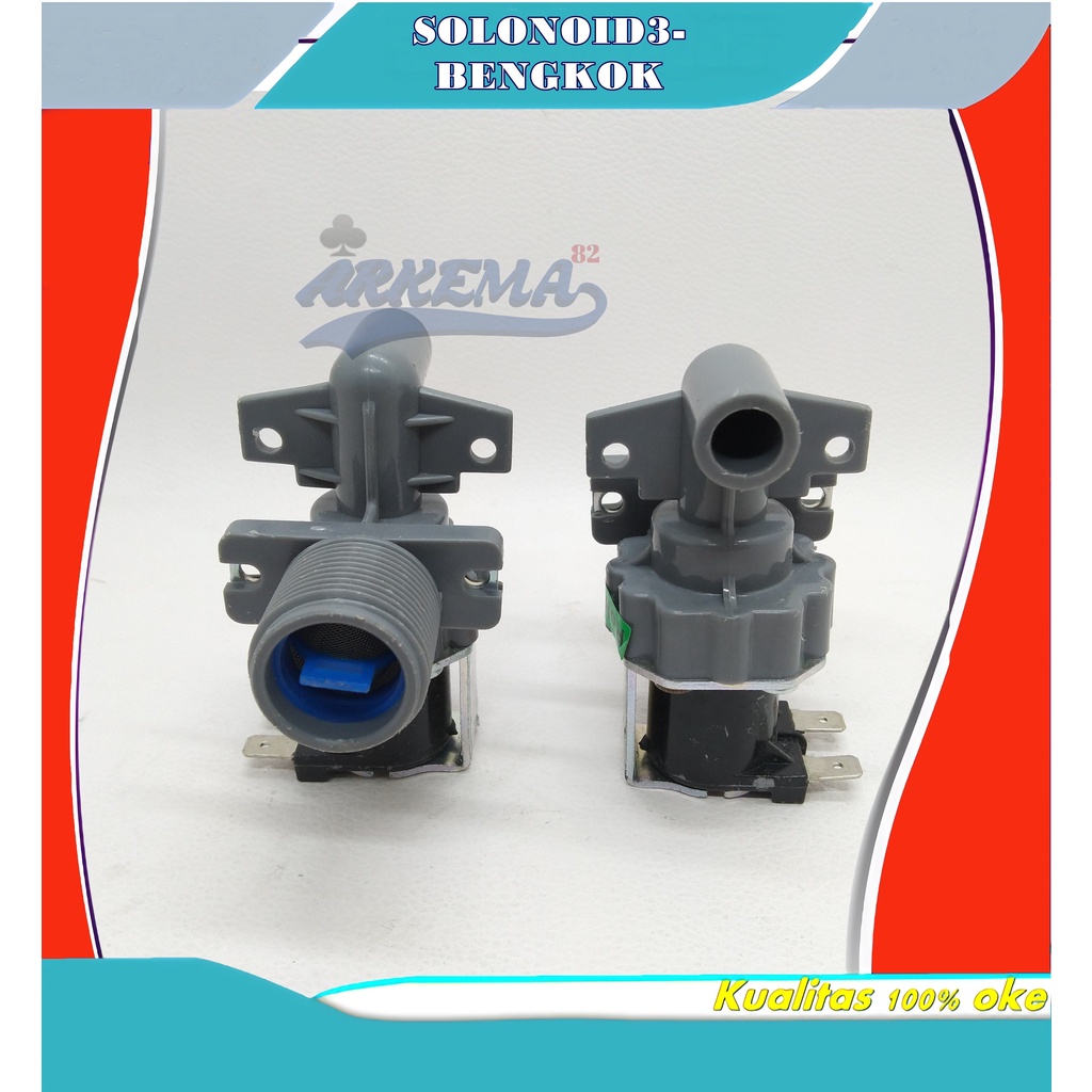 SLONOID MESIN MESIN CUCI L | SELENOID MOTOR WATER INLET VALVE MESIN CUCI 1 TABUNG TOP LOADING LG DLL