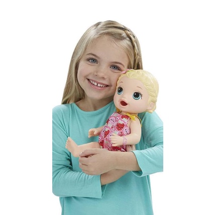 Baby Alive - SNACKIN LILY Bisa makan, poop / Boneka bayi / Mainan bayi