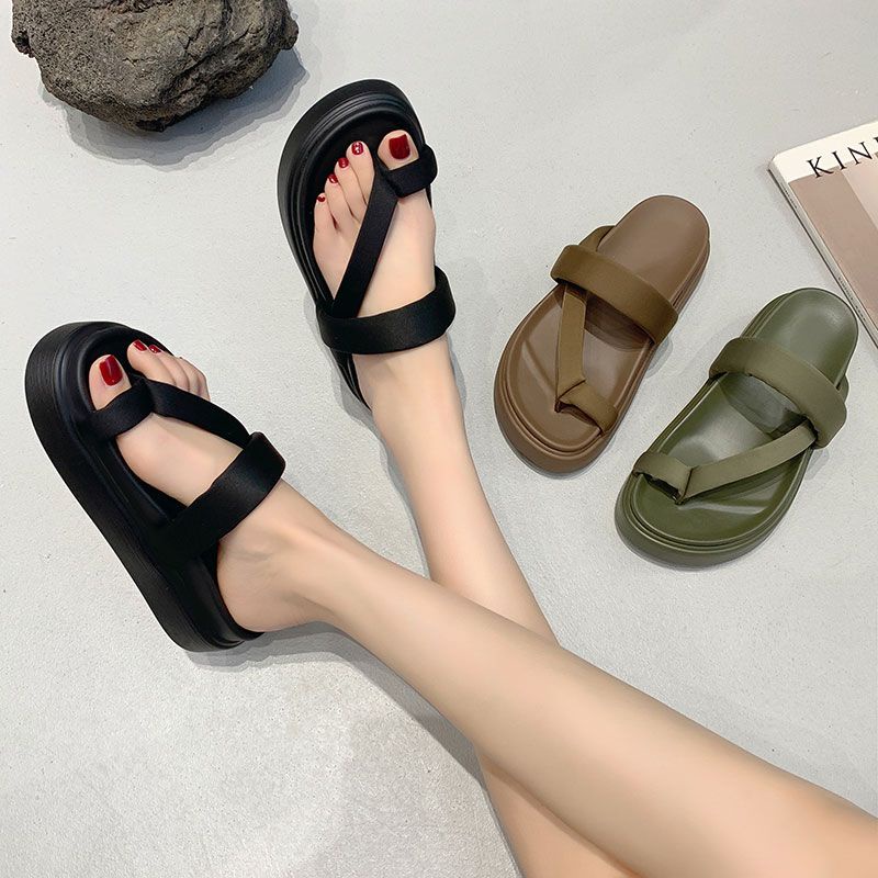 NF1418 - Sandal Wedges Versi Korea Fashion Wanita Import