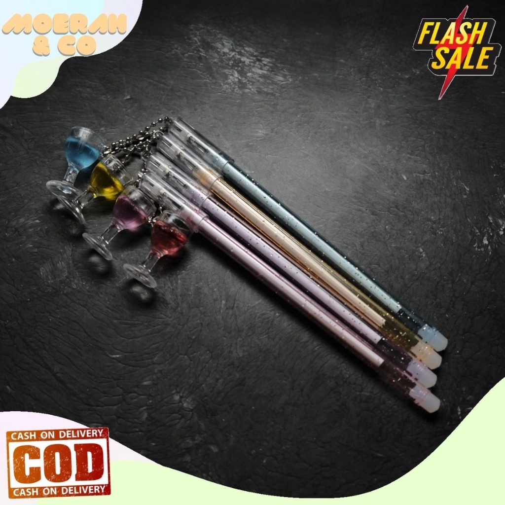 

PULPEN COCKTAIL BOLPEN PULPEN WINE PEN GEL UNIK LUCU PEN IMUT MURAH PULPEN BOBA ATK MURAH COD