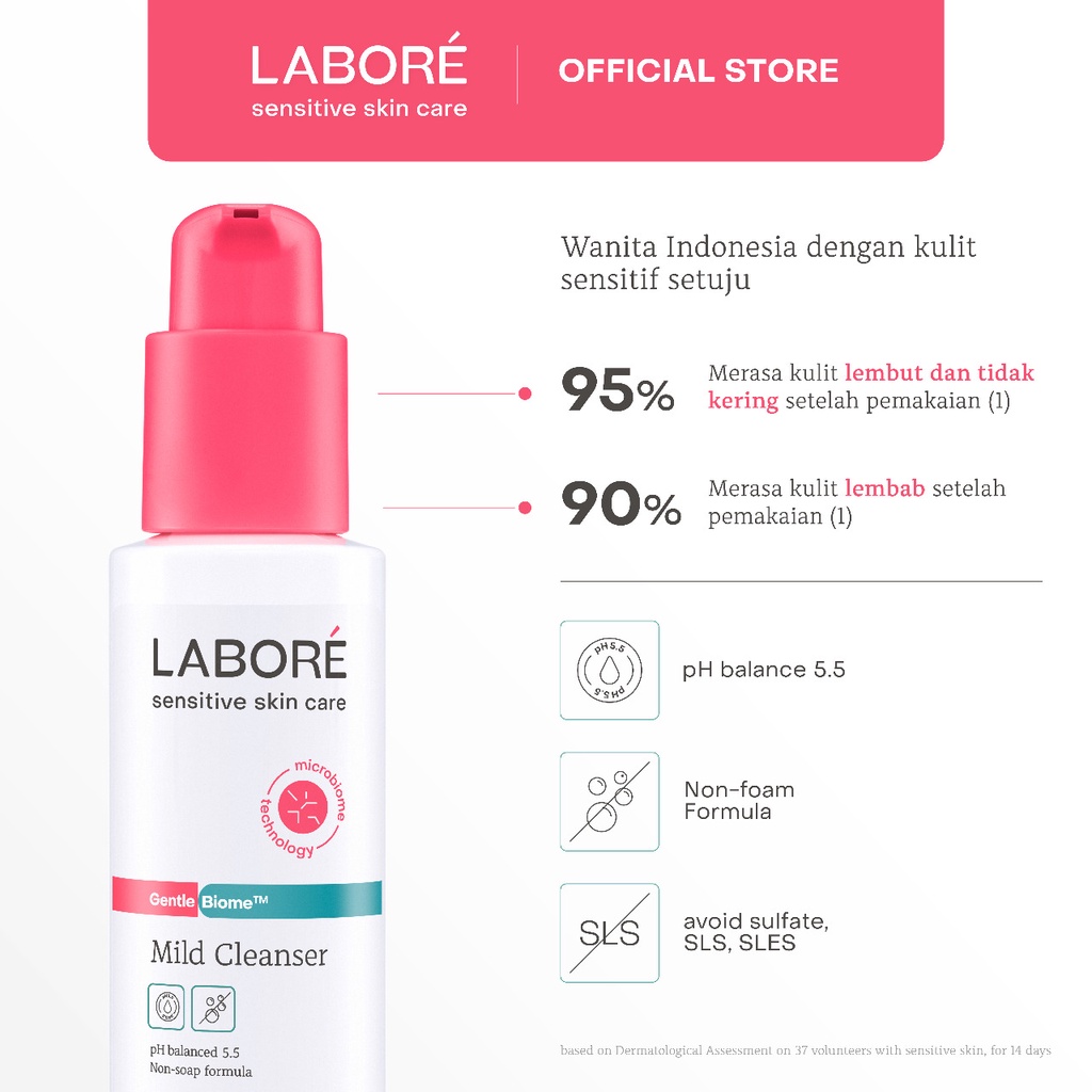 LABORE Comfort Barrier Package - Paket Lembab dan Bersih Kulit Sensitif (Face Wash, Moisturizer)