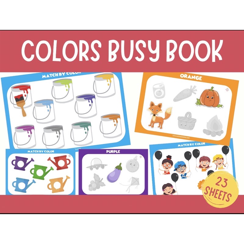 Finn Fun World Busy Book Anak - COLORS BUSY BOOK