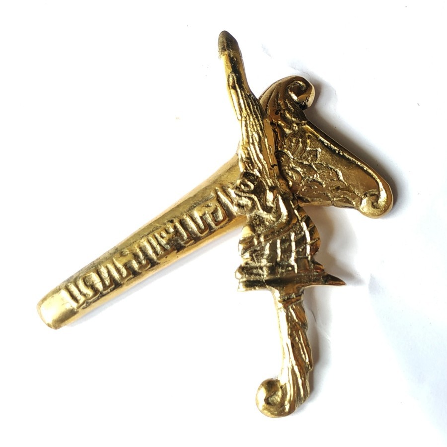 Pusaka Istimewa Kris Antik Motif Semar Kuncung Warangka Bahan Full Kuningan Unik