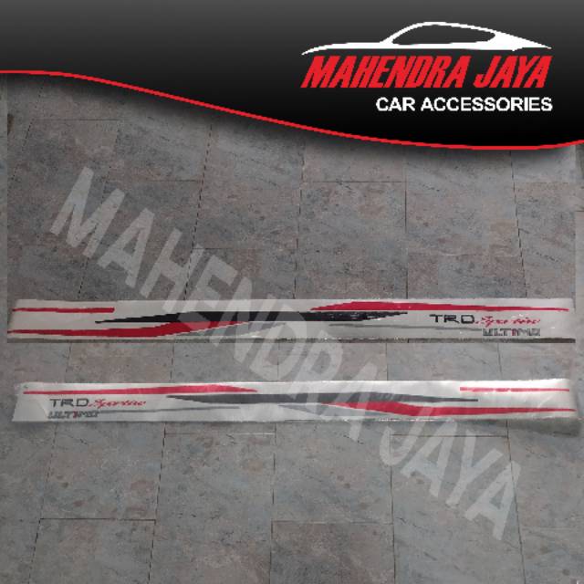 Stiker TRD Sportivo Rush / Sticker Body Samping Rush TRD Sportivo