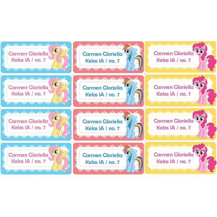 

Label nama sticker anti air custom murah