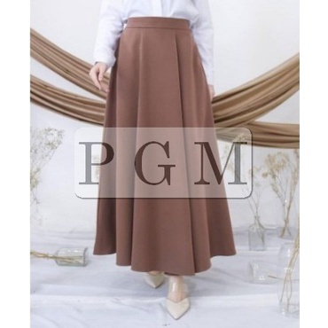 TERLARIS !!! ROK PANJANG STANDAR &amp; JUMBO SPANDEK JERSEY WANITA TERMURAH / ROK PANJANG UNTUK BB 65-80 KG BAHAN PREMIUM