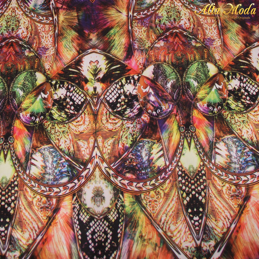 

Alta Moda Scuba Motif Orange Motif Abstrak Warna-Warni (1M)