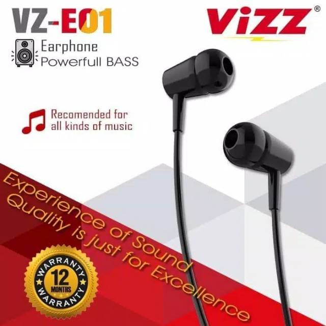 Vizz Handsfree Original Vizz VZ E01 Powerfull Bass Per PC