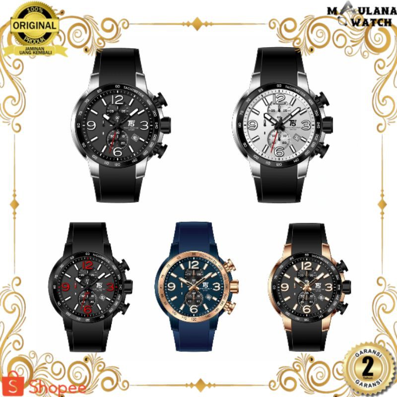 JAM TANGAN PRIA WANITA | RANTAI | KULIT | KARET | MURAH | PRIA T5 H 3450G ORIGINAL